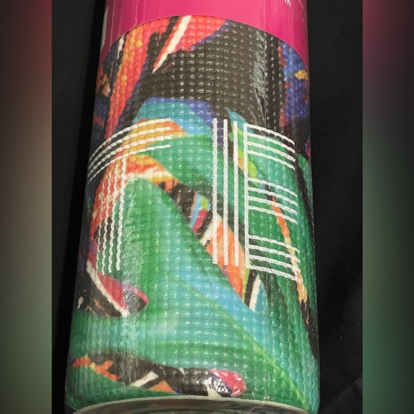 TEREZ Palm Leaves Yoga Mat Size - 68x24 - Picture 2 of 5